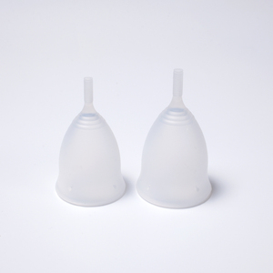 Copas menstruales de silicona orgánica reutilizables de nuevo diseño, <span class=keywords><strong>precio</strong></span> para mujeres - Product Image 3