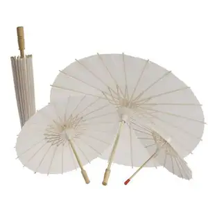 Chinesischer Regenschirm Bambus Papier Regenschirm DIY Hochzeits dekor Fotoshooting Sonnenschirm Tanz Requisiten