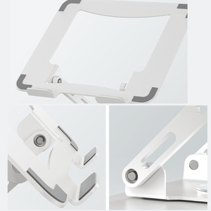 ขาตั้งแท็บเล็ตโลหะทั้งหมดปรับได้อเนกประสงค์ขาตั้ง <span class=keywords><strong>iPad</strong></span> แบบพกพาพร้อมโต๊ะรองรับแท็บเล็ตยืดหยุ่นได้ - Product Image 5