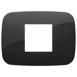 Vimar Black Wall <b>Switch</b> Plate 12.2 Cm X 9 Cm For Central Use - Product Image 1
