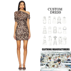 2025 nuovo abito Casual da donna con stampa leopardata a manica corta-elegante abito primavera estate da indossare ogni giorno - Product Image 1
