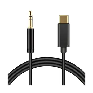 C型至3.5毫米音频Aux插孔适配器USB C公头至3.5毫米公头扩展耳机音频立体声线汽车Aux电缆