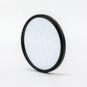 Blue Flare Effect Stripe Filter Anamorphic style movie widescreen wire-effect camera filter