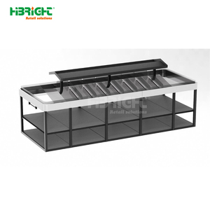 high-capacity modern versatile bread storage display rack with wooden wheels - Product Image 6