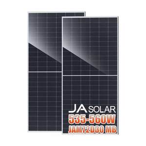 แผงโซลาร์เซลล์ JA Solar MBB แบบ Half-cell Bifacial กำลังไฟ 535W 540W 545W 550W 555W 560W ชนิดโมโนคริสตัลไลน์ สำหรับใช้ในบ้าน - Product Image 2