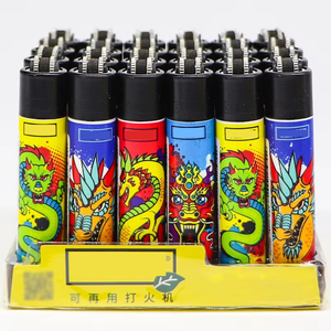 热销经典火柴打火机 Encendedor 烟具定制徽标厨房火焰打火机香烟细长型大号打火机 - Product Image 6