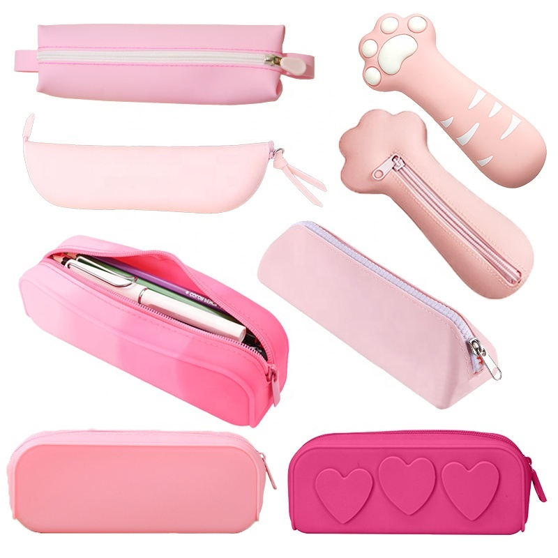 Pencil Case Pouch Silicone Decompress Large