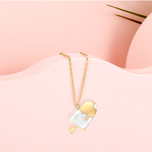 Daochong collana con ciondolo gelato in argento Sterling 925 con gioielli carini di vendita calda per le donne - Product Image 3