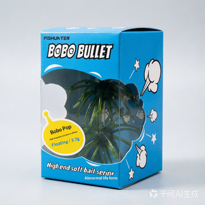Leurre de pêche TPE 62mm 3.7g Bobo Bait, type Urchin à micro-ondes haute fréquence, pour la pêche au bar sans plomb en eau profonde depuis bateau en mer - Product Image 3