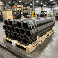 Tuyau de forage en acier allié personnalisé ASTM S235 A106 A53 A36 EMT, section spéciale, tube en acier triangulaire, hexagonal, octogonal
