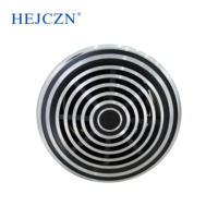 Diffuseur d'air en fer pour système CVC, grille de ventilation d'extraction, cache de soufflerie de sol tourbillonnante