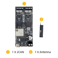 Módulo de Relé de 2 Canales LILYGO T-2CAN ESP32-S3 con Controlador CAN MCP2515 Independiente, Interfaz SPI, Placa de Relé Esp32
