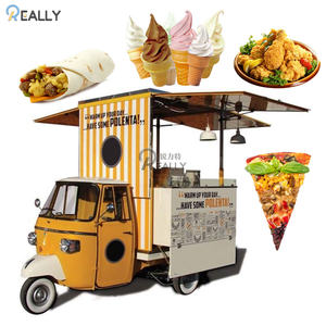 Gran oferta 2025, carrito de almacenamiento de alimentos móvil eléctrico, triciclo expendedor de comida rápida multiusos para <span class=keywords><strong>Pizza</strong></span>, jugo de fruta, camión de helados - Product Image 3
