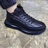 2023 nouvelles chaussures décontractées grande taille haut haut PU sport élastique mocassins chaussures de course pour hommes