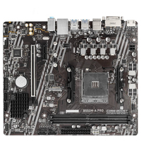 Carte mère B550M-A, socket AMD AM4, prend en charge la mémoire DDR4 128 Go, carte mère Micro-ATX, PCIe 4.0 M.2 Gen4, 1 Go LAN pour la construction de PC professionnels