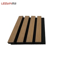 Panneaux décoratifs acoustiques modernes en bois pour studio de musique et restaurant Solution de conception graphique pour décoration murale