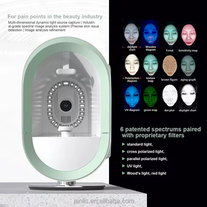 เครื่องวิเคราะห์ผิวหน้าดิจิทัล LED แบบ 3 มิติ ระดับมืออาชีพ พร้อมระบบ AI วิเคราะห์ใบหน้า  บันทึกข้อมูลบนคลาวด์  ปลั๊กแบบ US อุปกรณ์เสริมความงาม - Product Image 3