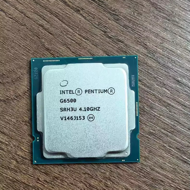 Pentium Gold G6500 Processor 4.1GHz 2-Core 4-Thread LGA1200 4MB Cache 58W UHD Graphics 610 Desktop CPU OEM Tray