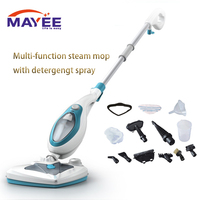 Nettoyeur vapeur multifonction pliable 1500W - Nettoyeur vapeur électrique pour la maison pour un nettoyage rapide