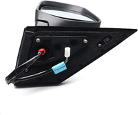 Rétroviseurs de voiture compatibles avec Land Cruiser Prado LC200 2012-2016, accessoires de rétroviseurs latéraux, rétroviseurs de porte latérale 5/9 fils