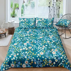 Hot bán 100% polyester bedsheet vải in ấn nhà dệt sợi nhỏ vải chải đẹp độ bền màu in vải