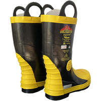Bottes de pompier en caoutchouc conformes à la norme EN, chaussures de sécurité avec embout en acier, antidérapantes, bottes de lutte contre les incendies structurels, bottes de sauvetage incendie