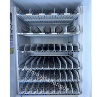 Máquina Expendedora de Acero Inoxidable para Exteriores ZhongDa Guangdong, para Bebidas y Aperitivos, con Pago en Efectivo/Tarjeta IC, Pantalla Táctil Digital y Compresor