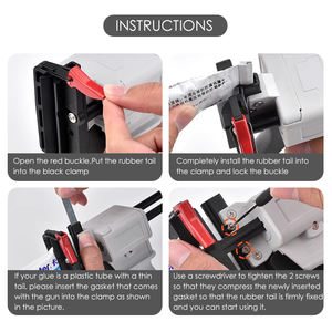 Approvisionnement d'usine bas prix 10ml 50ml 250ml <span class=keywords><strong>pistolet</strong></span> à colle manuel <span class=keywords><strong>pistolet</strong></span> en <span class=keywords><strong>Silicone</strong></span> distribution AB <span class=keywords><strong>pistolet</strong></span> à colle - Product Image 5