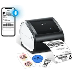 Bluetooth Thermische Verzending Label Printer Draadloze 4 "X 6" Verzending Label Barcode Papier Voor Barcode/Post/Bulk Mailing Etiketten Ect.