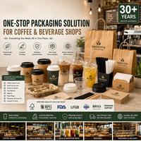 Gobelet en plastique PET personnalisé avec logo pour thé au lait, café glacé, smoothies, avec couvercle, paille, gobelet en papier, sac, ensemble d'emballage pour boissons à emporter
