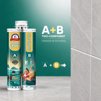 Mortier époxy bicomposant pour carrelage, étanche, résistant aux taches, mastic de jointoiement pour la construction, salle de bain, cuisine, sol, mur, céramique