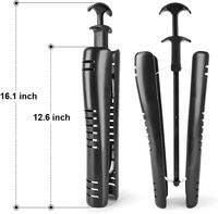 Lot de 4 formes de maintien pour bottes, en plastique, réglables à ressort, pour bottes hautes jusqu'au genou, offrant une excellente forme et un maintien parfait