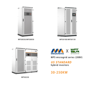 Serie Megarevo Microgrid, Sistema Híbrido Comercial de Triple Salida, 30KW, 50KW, 100KW, 250KW, 500KW, Trifásico - Product Image 1