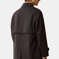 Blazer Homme Luxe MTM en Mélange de Coton Coupe Slim Simple Boutonnage Style Business Décontracté