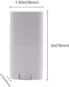 15g Top Filling <strong>Deodorant</strong> <strong>Stick</strong> Plastic Oval Cosmeticoval Lip Balm Tube Container - Product Image 6