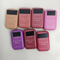 Palette de fard à joues en poudre végétalienne personnalisée et en gros pour marque propre, blush crème à une seule face