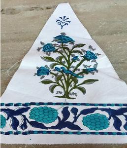 ร่มลายพิมพ์ด้วยมือแบบอินเดียดั้งเดิม พร้อมลวดลายศิลปะ สำหรับฉากหลังงานแต่งงาน ตกแต่งงานกลางแจ้ง และจัดแต่งงานปาร์ตี้ - Product Image 2