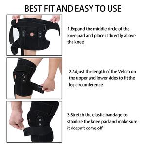 Genouillère à charnière FSPG pour hommes femmes soutien pour les blessures aux tendons, aux ligaments et au ménisque - Product Image 3