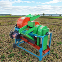 Petite machine à éplucher multifonctionnelle entièrement automatique pour le maïs, le soja, le sorgho et le colza à usage domestique avec moteur puissant