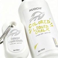 Craie liquide personnalisée avec couleur et logo pour les propriétaires de marques, programme OEM ODM, 50ml 100ml 200ml 250ml, séchage rapide, adhérence soyeuse