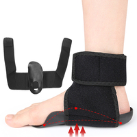 Orthèse de cheville portable avec soutien de la voûte plantaire pour arches basses et correction des jambes en X/O, demi-semelle en TPE pour la protection de la cheville lors du football et de la course à pied