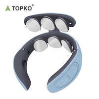 TOPKO-massage intelligent électrique sans fil pour soulager la douleur du cou, massage à impulsion chauffant et vibrant, marque privée