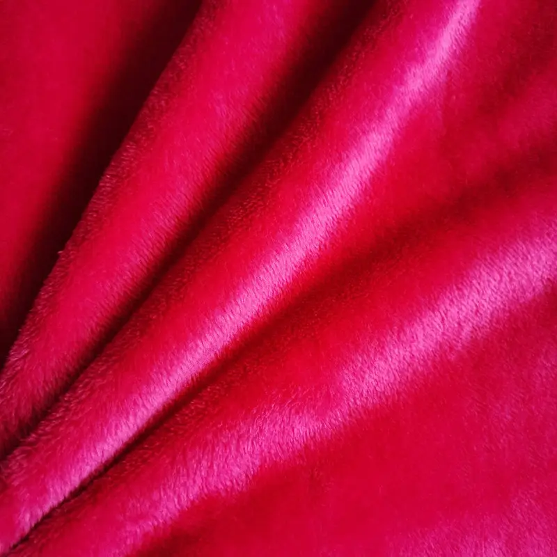 double sides polyester coral fleece micro fleece blanket fabric