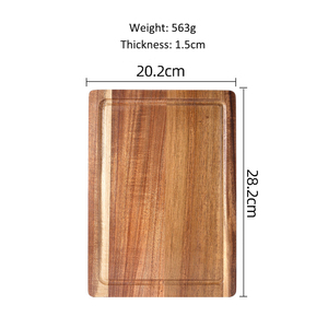 Tabla de Cortar de Madera de Acacia de Doble Cara, de Primera Calidad, Ecológica y Elegante, de 1.5 cm de Grosor, Resistente al Agua, Precio al por Mayor - Product Image 1