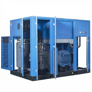Compresor de Aire de Tornillo para la Industria del Soplado de Vidrio, 185KW, 250HP, 13Bar, Alta Presión, Dos Etapas, Inversor VFC para Moldeo de Botellas de PET - Product Image 6