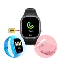 Reloj Inteligente Impermeable para Niños con Ranura para Tarjeta SIM, Ajuste de Hora y Fecha, Rastreo de Ubicación y Llamadas Bidireccionales