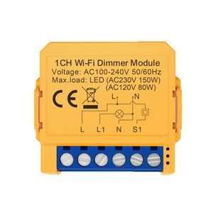 โมดูลสวิตช์หรี่ไฟ Tuya WiFi ZigBee 1/2 ช่อง, สวิตช์ควบคุมไฟอัจฉริยะแบบฝัง K755 - Product Image 1