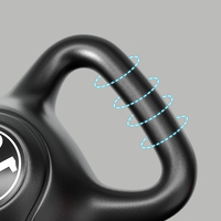 Kettlebell de compétition de fitness à domicile personnalisé pour hommes, kettlebell de musculation 2-14kg en ciment enduit de PE, vente en gros