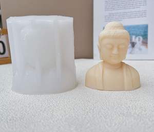 Estatua de <span class=keywords><strong>Buda</strong></span> Sakyamuni budismo estatua de <span class=keywords><strong>Buda</strong></span> sentado vela de resina <span class=keywords><strong>cemento</strong></span> de yeso <span class=keywords><strong>molde</strong></span> de silicona de aromaterapia - Product Image 6