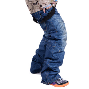 Pantalones <span class=keywords><strong>de</strong></span> Esquí Unisex para <span class=keywords><strong>Hombre</strong></span>, Talla Grande, Resistentes al Viento, para Exteriores, Invierno, Gruesos, Cálidos, Impermeables, con <span class=keywords><strong>Tirantes</strong></span> - Product Image 3